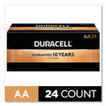 Duracell CopperTop Alkaline AA Batteries, 24/Box Product Image 