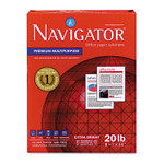 Navigator Premium Multipurpose Copy Paper, 97 Bright, 20lb, 8.5 x 11, White, 500 Sheets/Ream, 10 Reams/Carton Product Image 