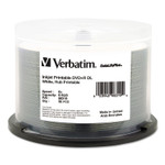Verbatim DVD+R Dual Layer Recordable Disc, 8.5GB, 8X, Printable, Spindle, 50/Pk Product Image 