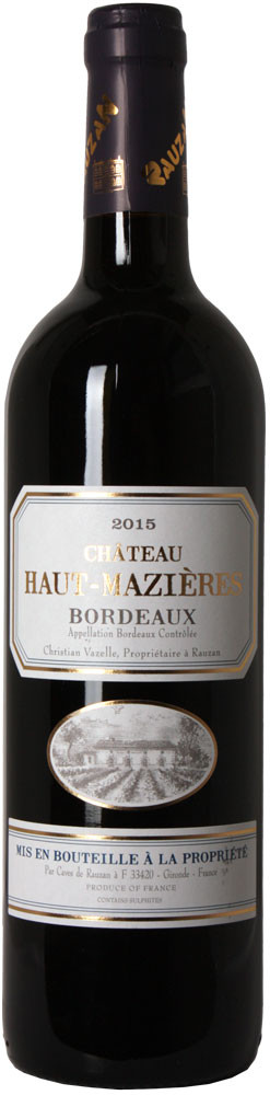 Chateau Haut-Mazieres 2020 Bordeaux Rouge 750ml