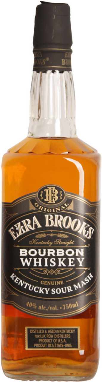 Ezra Brooks Kentucky Straight Bourbon Whiskey 750mL – Mega Wine and Spirits