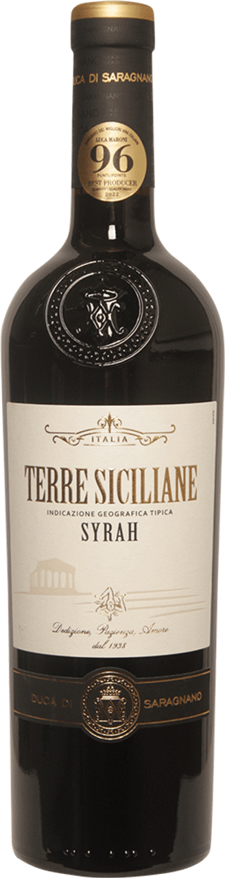 Siciliane Syrah Saragnano Duca Terre di 750ml