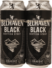 Belhaven Black Scottish Stout 4 Pack 440ml