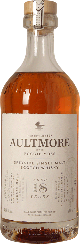 Aultmore 18 Year Old Single Malt Whisky 750ml