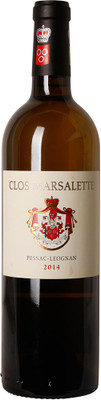 Clos Marsalette 2014 Blanc Pessac-Léognan 750ml