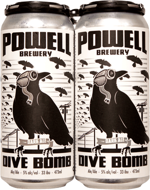 Powell Brewery Dive Bomb Dark Ale 4 Pack 473ml