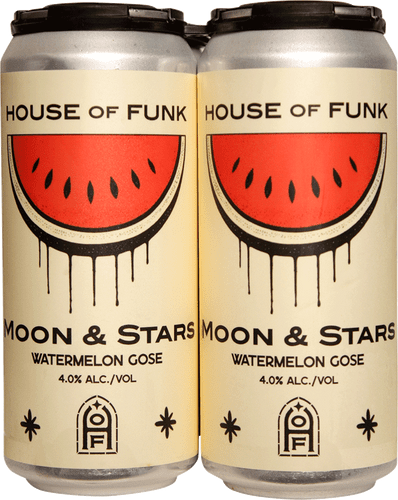 House of Funk Moon & Stars Watermelon Gose 4 Pack 473ml
