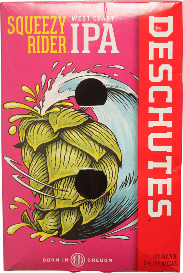 Deschutes Squeezy Rider IPA 6 Pack 355ml