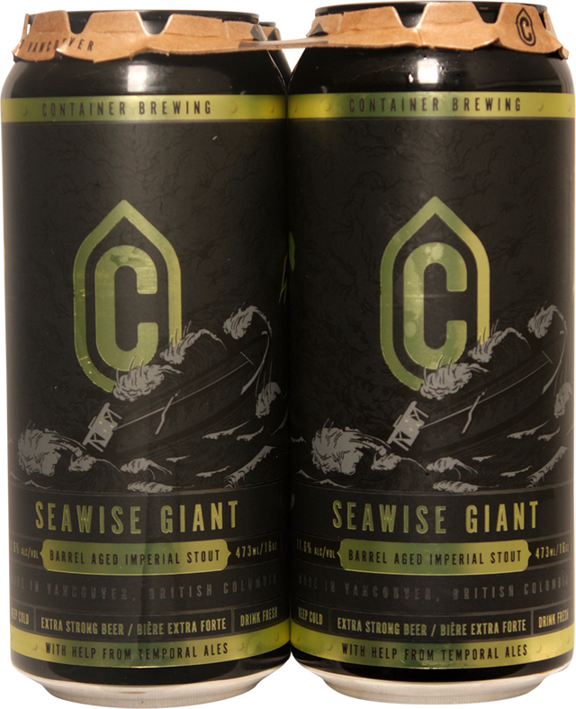 Container Brewing Seawise Giant Barrel-Aged Imperial Stout 4 Pack 473ml