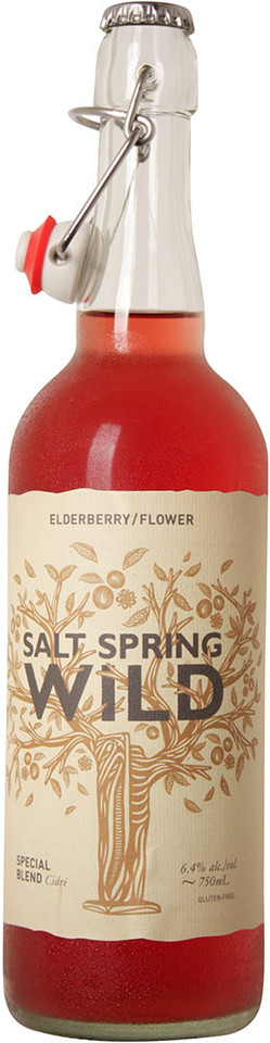 Salt Spring Wild Cider Elderberry/Flower 750ml