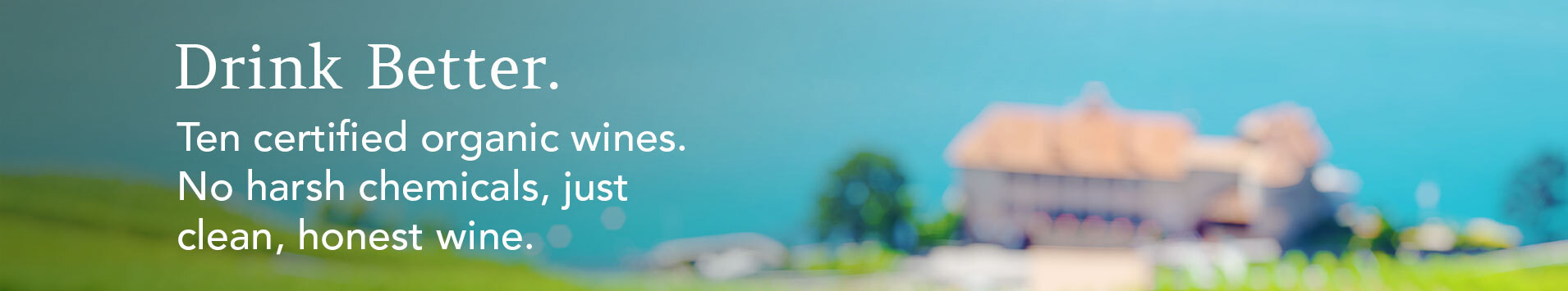 DRINK BETTER SALE BANNER