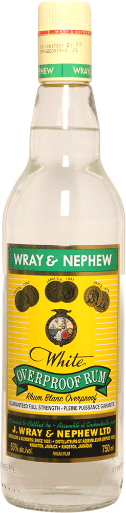 Wray & Nephew Overproof White Rum 750ml