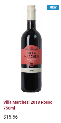 Villa Marchesi 2018 Rosso 750ml
