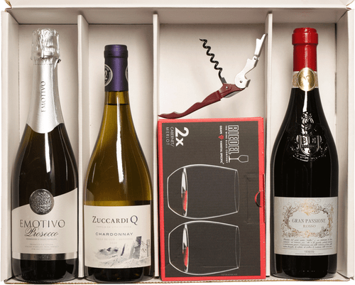 Champagne Taittinger Brut Reserve Gift Box & 2 Glasses 750ml