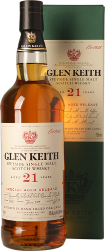 Glen Keith 21 Year Old Single Malt Whisky 750ml