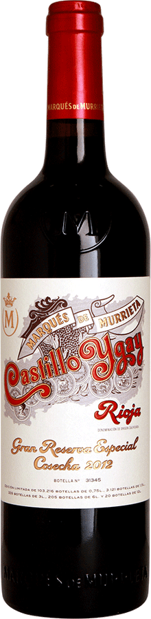 Marques de Murrieta 2012 Ygay Rioja Gran Reserva Especial Rioja 750ml