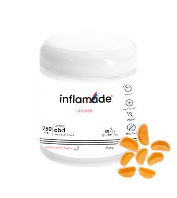 Inflamade best deep sleep gummy - CBD + CBN + Melatonin!