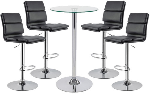Moderno Bar Stool and Como Table Package