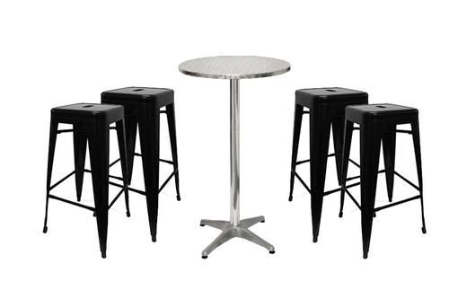 Oslo Bar Stool and London Table Package