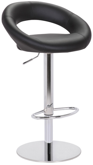 Deluxe Sorrento Kitchen Bar Stool Black