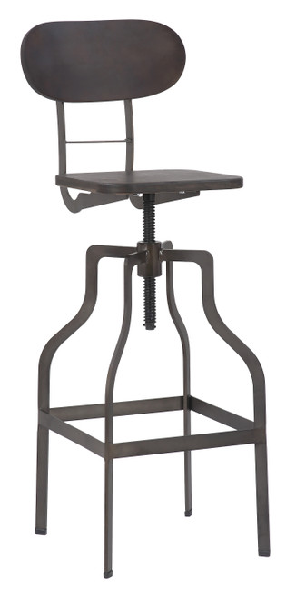 Bolzano Vintage Bar Stool Espresso