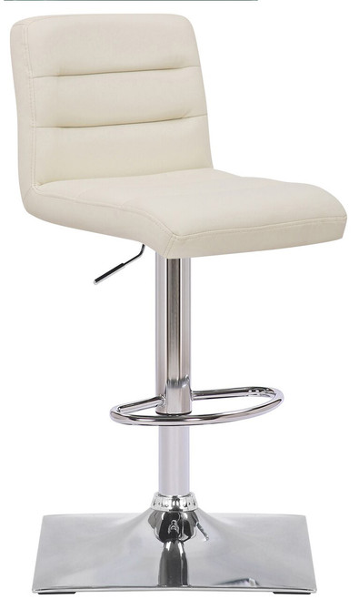 Deluxe Luscious Bar Stool Cream Square Base
