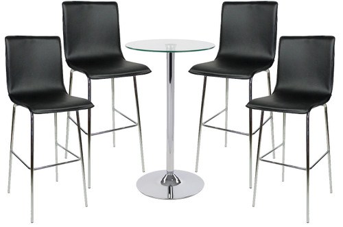 Giola Fixed Height Bar Stool and Como Table Package