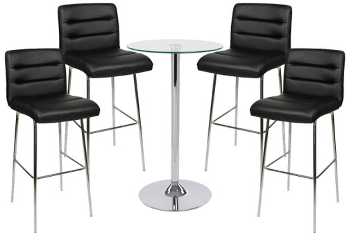 Luscious Fixed Height Bar Stool and Como Table Package