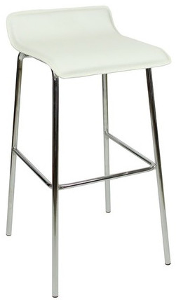 Baceno Fixed Height Bar Stools White