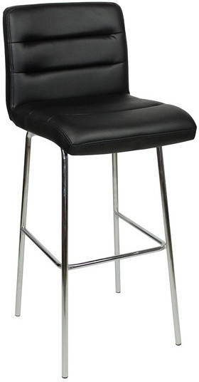 Luscious Fixed Height Bar Stools Black