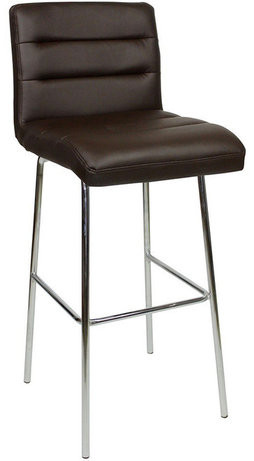 Luscious Fixed Height Bar Stools Brown