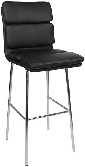Moderno Fixed Height Bar Stools Black