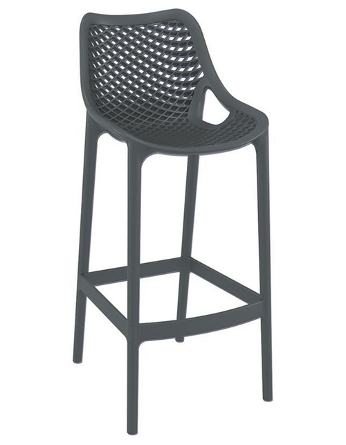 Spring Bar Stool Grey