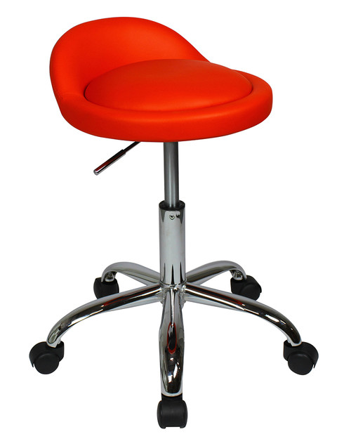Sofia Chair With Wheels Red