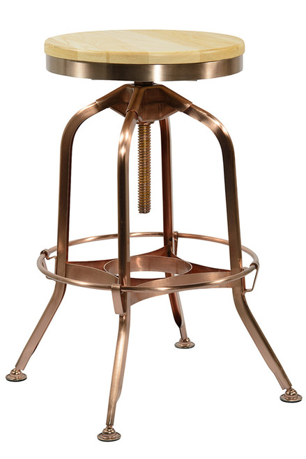 Aurora Copper Bar Stool