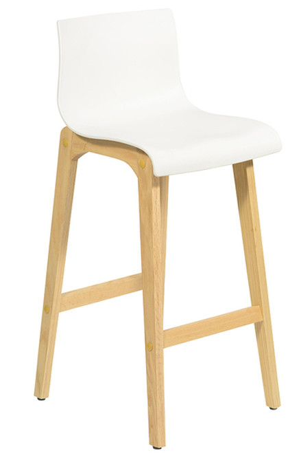 White Mela Bar Stool