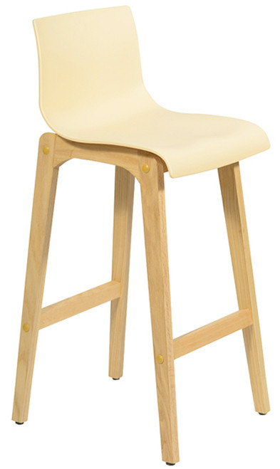 Cream Mela Bar Stool