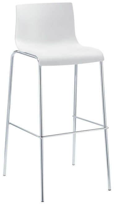 White Kuadra Bar Stool