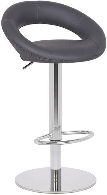 Deluxe Sorrento Bar Stool Charcoal Grey