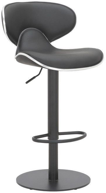 Deluxe Carcaso Bar Stool Black with Black Frame