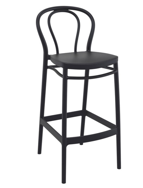 Victor Bar Stool 75 Black