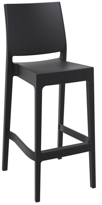 Maya 75 Bar Stool Black