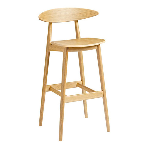 Carcher Bar Stool Natural Oak