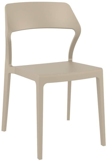 Snow Side Chair Taupe