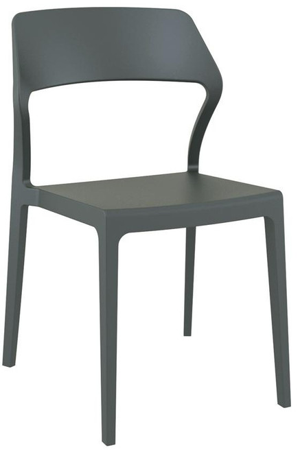 Snow Side Chair Dark Grey