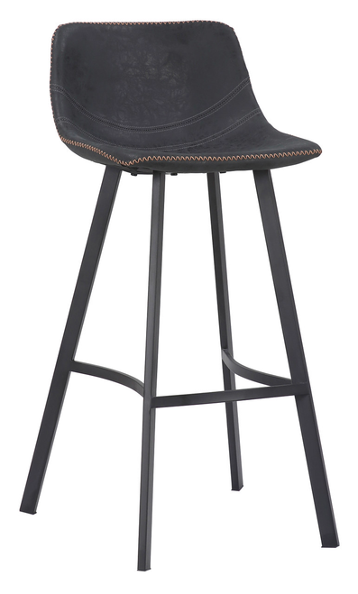 Antico Tall Bistro Bar Stool Black