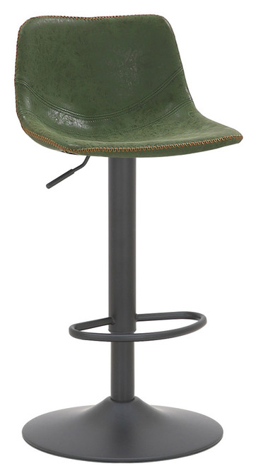 Antico Bar Stool SageGreen with Black Frame