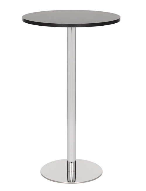 Deluxe Como Poseur Table Round Black Wood