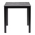 Extrema Marble Dinning Table Black with Paris Table Base - 60 X 60cm