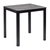 Extrema Marble Dinning Table Black with Paris Table Base  - 69 X 69cm